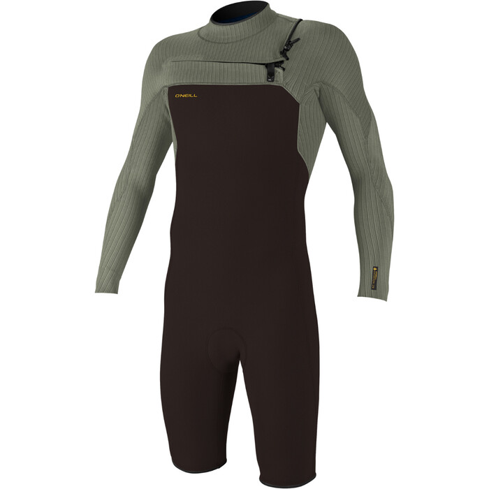2025 O'Neill Mens Hyperfreak 2mm Chest Zip Long Sleeve